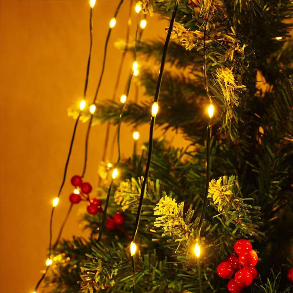USB LED Copper Wire Christmas Fairy Lights - Holiday Tree Decoration