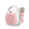 Karaoke Machine Rechargeable Portable Karaoke Speaker with Microphone BT/Memory Card/USB