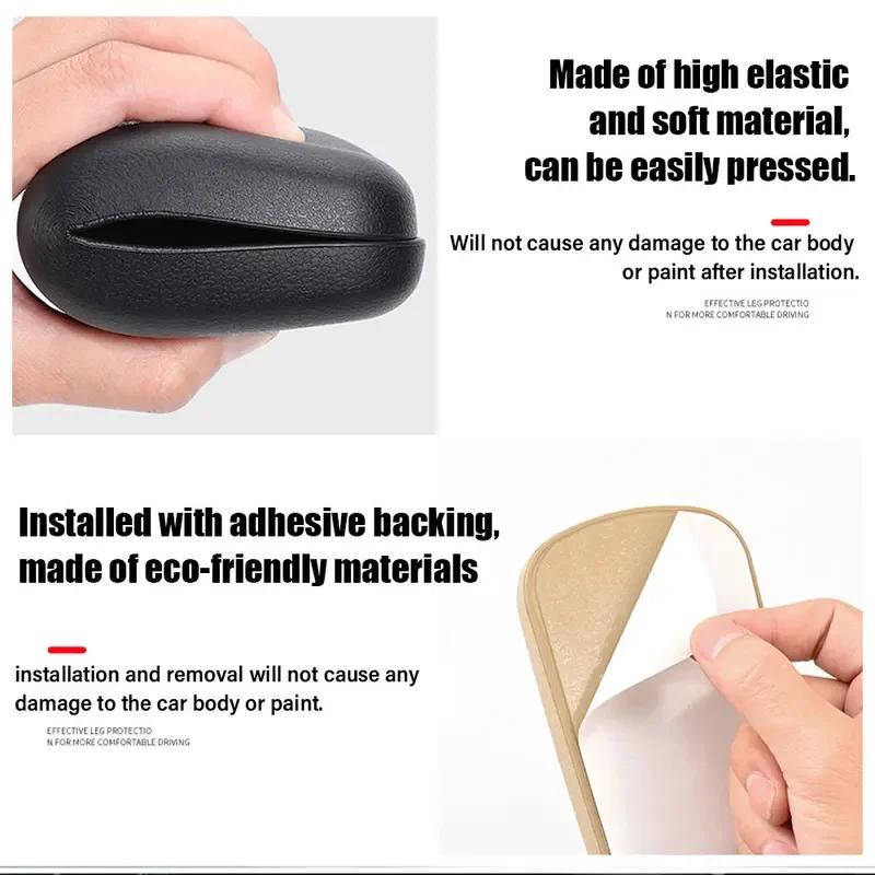 1PC Car Knee Pad Leg Pad Car Leg Bracket Knee Pad Car Door Control Leg Pad Universal Foot Pad Automatic Armrest Accessories