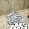 New Summer 3xl Lace Bow Bag Head Half Slippers Women's Old Polished Platform Dad Shoes