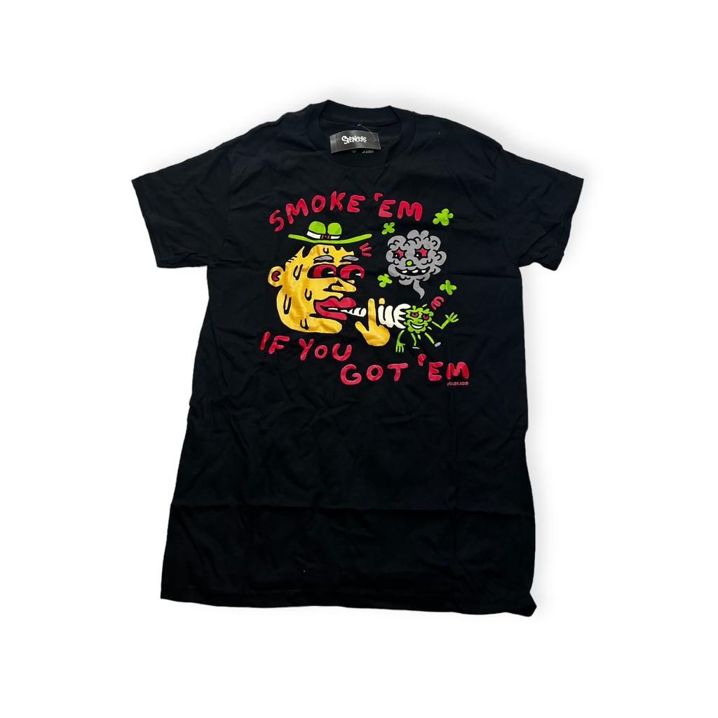 Koszulka T-shirt męski okrągły dekolt SPENCER'S nadruk L