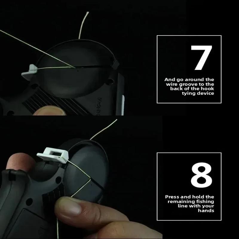 Fishing Automatic Hook Tier Fishing Line Tying Device Portable Electric Fishing Hooks Tie Machine Fishing Tool