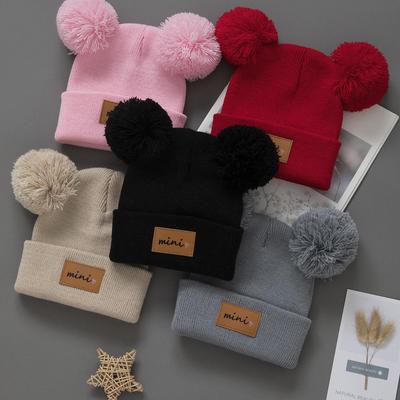 1/2pcs Newborn Baby Winter Hat Kids Beanie Cap for Girls Boys Infant Accessories Children Hats Elastic 0-3Y Toddler Girl Boy Hat