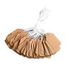 100 Stück weiße Preisschilder, Hangtags, Kleidungsdisplay, Warenetiketten für Schmuck, Kraftpapier