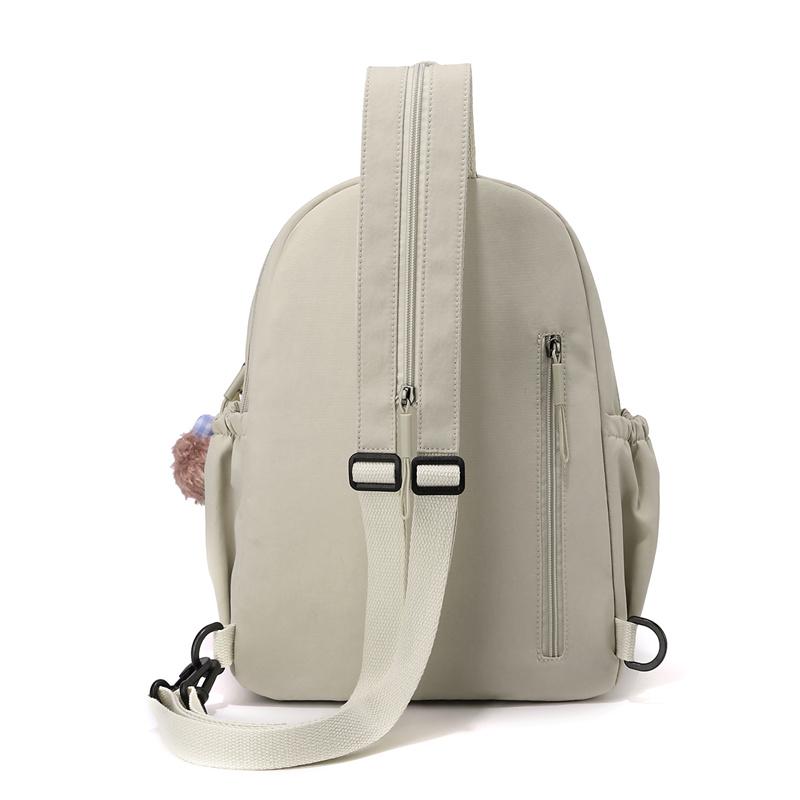 Large Capacity Outdoor Backpack Lightweight Solid Color Backpack
