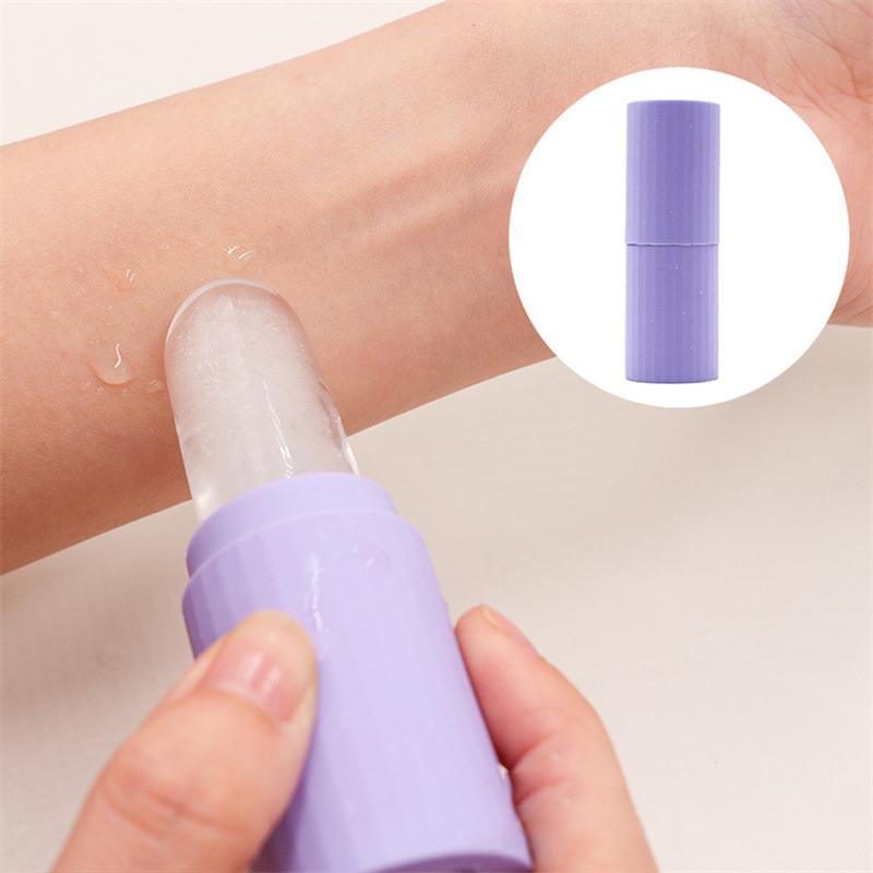Lipstick Shape Silicone Ice Facial Roller Skin Care Beauty Lifting Contouring Tool Ice Cube Trays Ice Globe Balls Face Massager