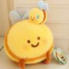 Lovable Thegreenparty Bee Plush Keychain Soft And Squishy Stuffed Animal Ornament For Bags And Keys