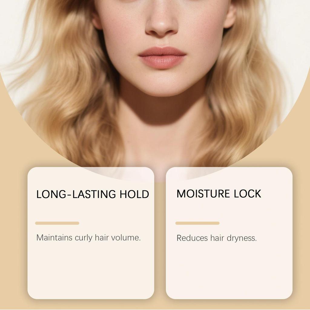 GleamXi Curling Meereslehm Haarstyling-Wachs - Mattes Finish Fluffiger Halt, 70g