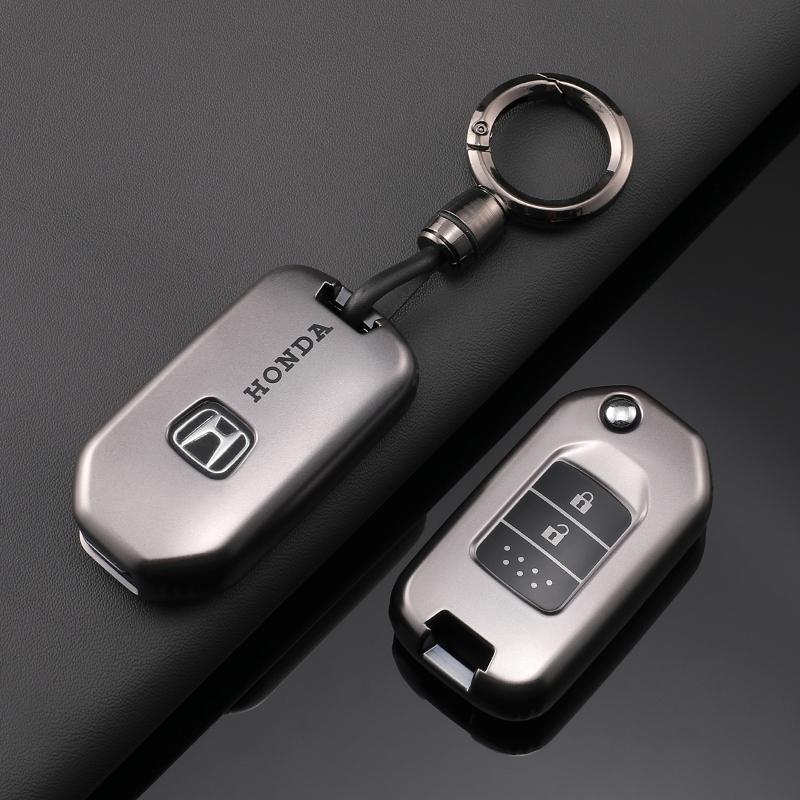 Silver TPU Car Remote Key Case Cover Holder Shell Fob For Honda Civic HRV CRV CR-V XRV Crider Odyssey Pilot Fit Accord 2015-2018