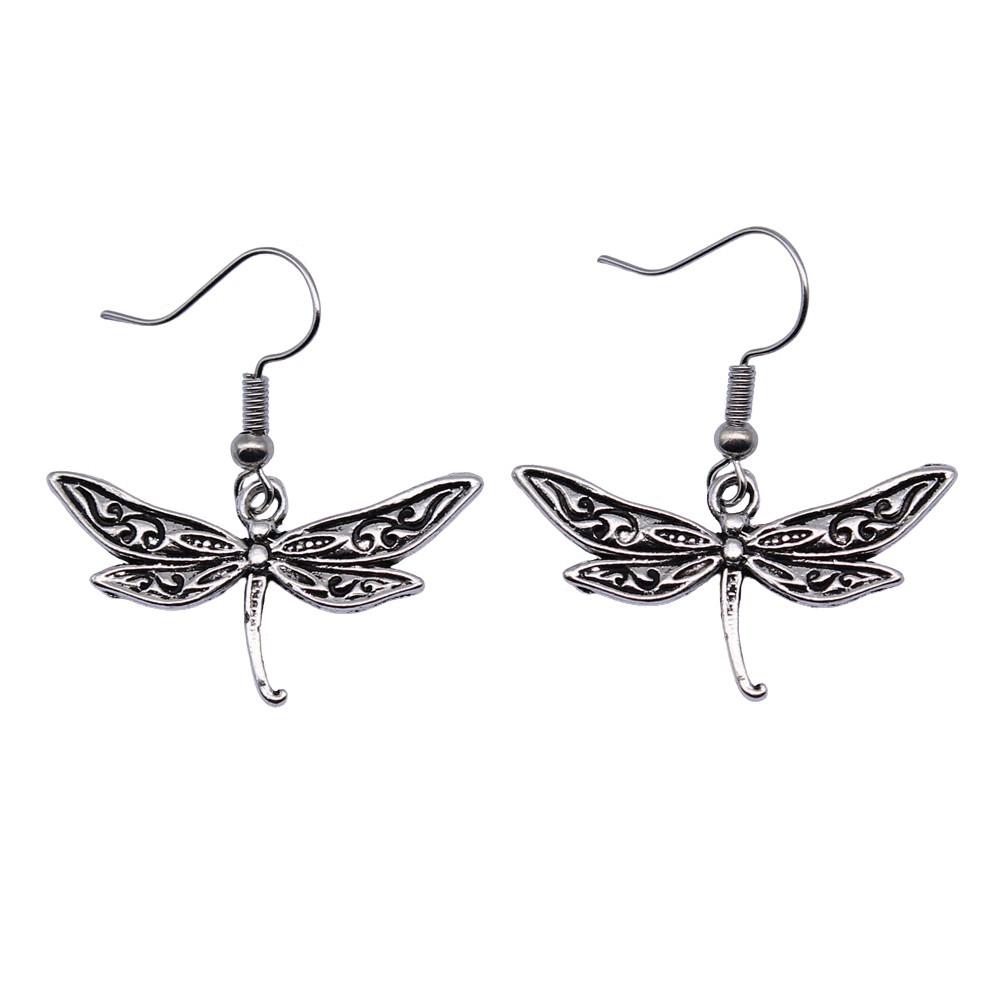 Sweet and Fashionable Dragonfly and Butterfly Drop Earrings Delightful Gift for Her on Vacations