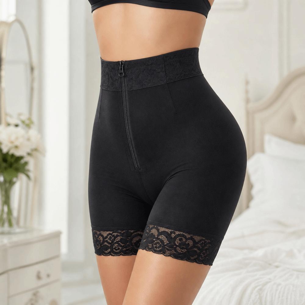 High Waist Tummy Control Underwear Butt Lifter Compression Shorts Simple Slimming Shapewear  Women