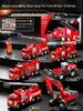 Beiges Alloy Excavator Set: Engineering Vehicle Model Toy with Bulldozer for Boys, Kids' Birthday Gift