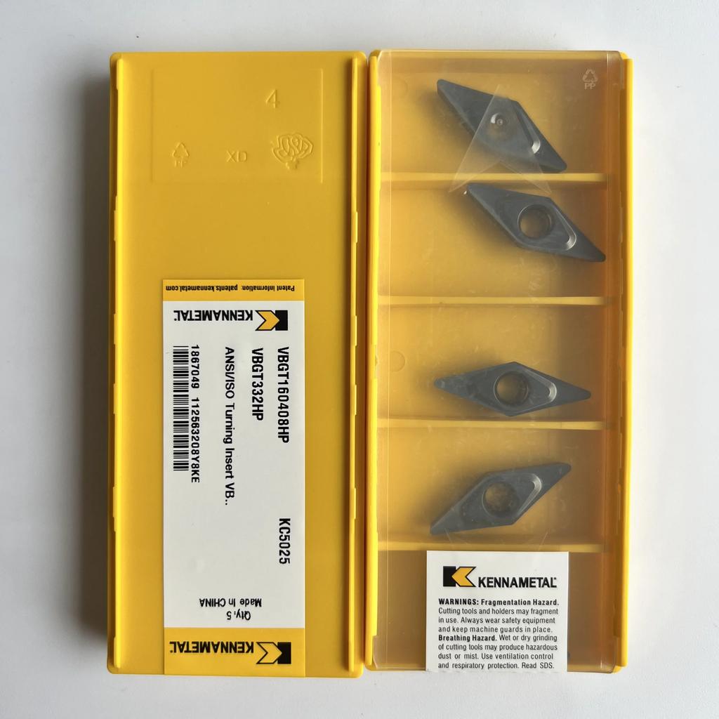 Original / VBGT160408HP KC5025  /  Industrial Indexable Carbide Inserts 10 Pcs
