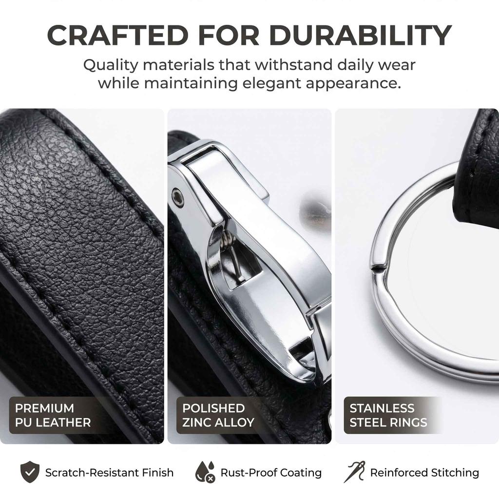 [Liangery] Keychain Belt Hook Men's Belt Loop Sturdy Car Key