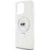 Karl Lagerfeld KLHMP15XHMRSKHH iPhone 15 Pro Max 6.7" White/white Hardcase Ring Stand Karl Head MagSafe