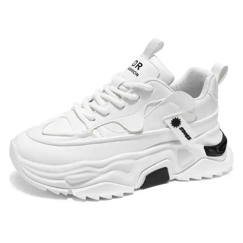 

Fashion Plus Size Sumer Mens White Dress Shoes Heels Sport Dress Shoes Man Luxury Vip Brand Shoes Sneakers Play Minimalist 39