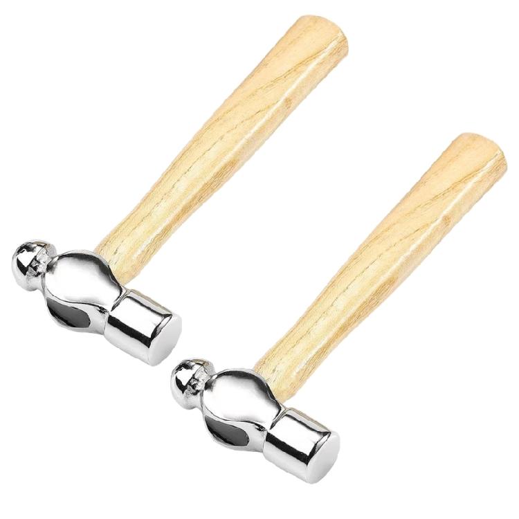 

Wooden Handle Round Head Hammer Jewellery Making Accessories Tools for Craft 1