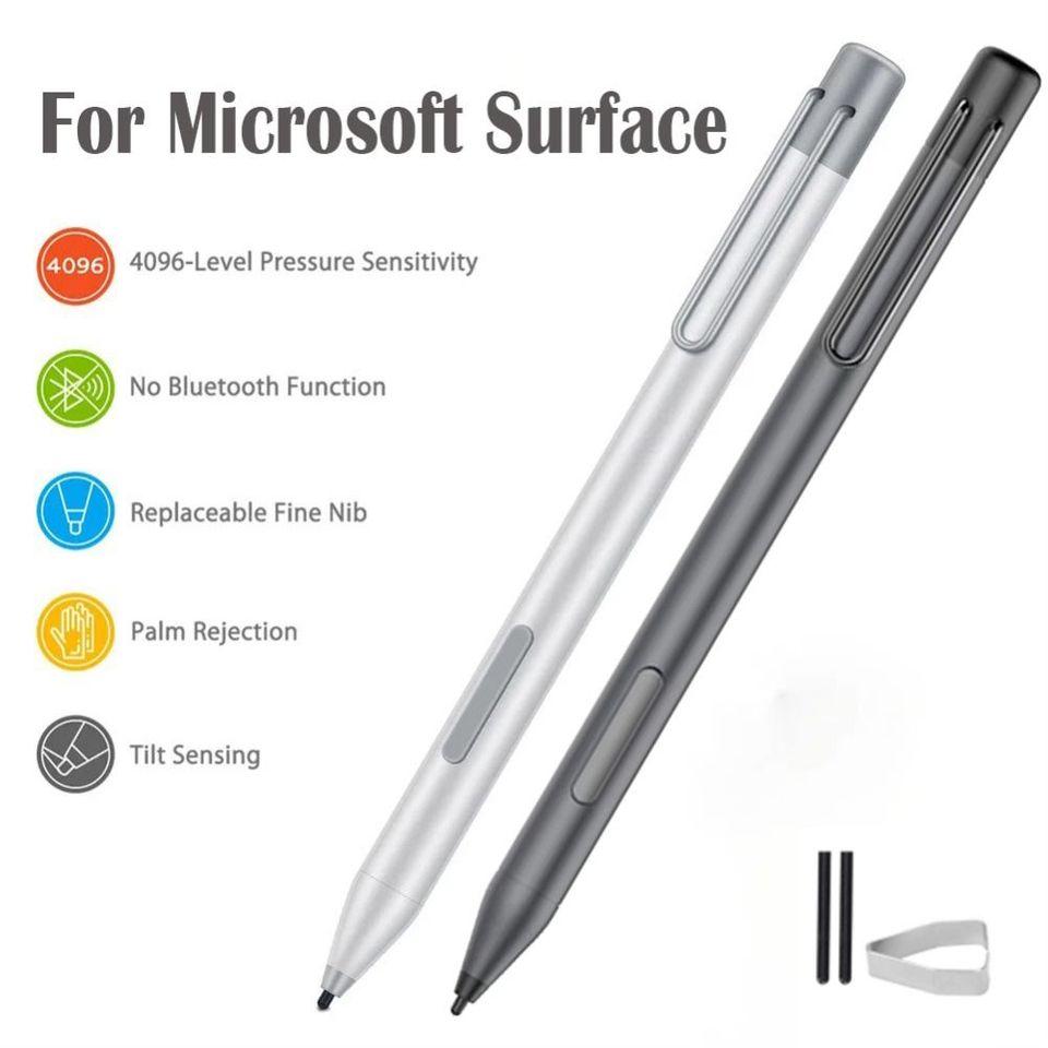Lápiz Táctil de Aleación Microsoft Surface Go Pro 7/6/5/4/3/Book 4096 Presión Rechazo de Palma Pantalla Táctil Activo Electromagnético Activo