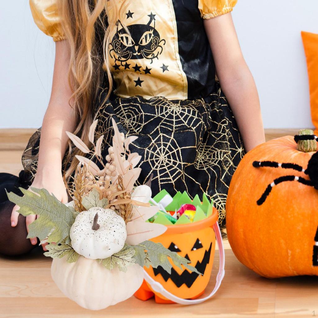Fall Pumpkin Decor Artificial Decoration Decorative for Tabletop Centerpiece