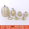 White and Yellow Pumpkin Model for Halloween and Christmas Decoration Wreaths