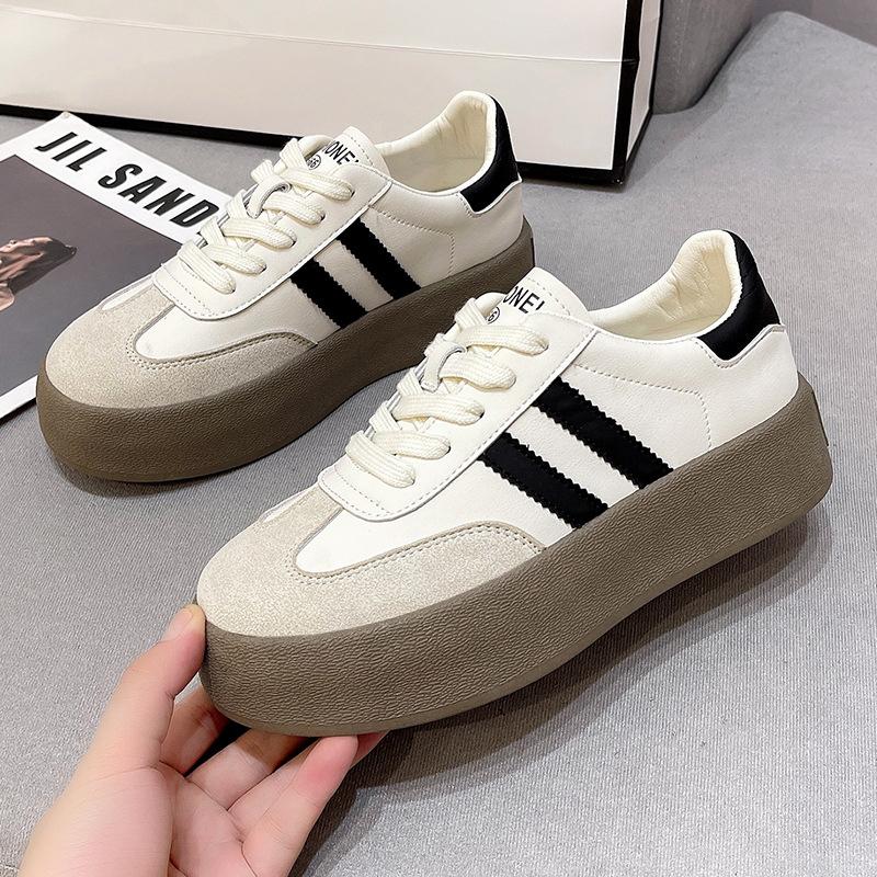 Retro German training shoes spring and autumn new platform student board shoes casual sports