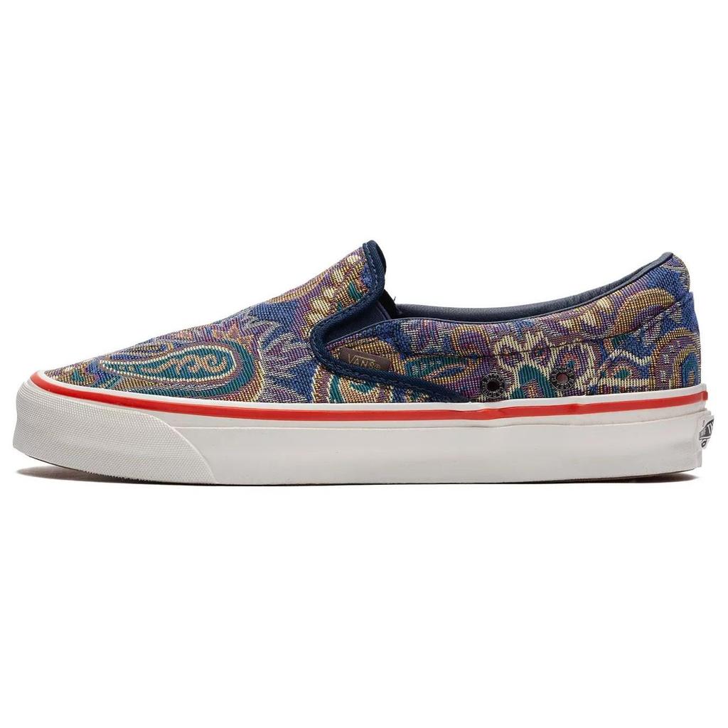 Vans Slip-On LX Shoes Comfortable Versatile Low-Top Skate Shoes Unisex sneaker Blue VN0A32QNFUH