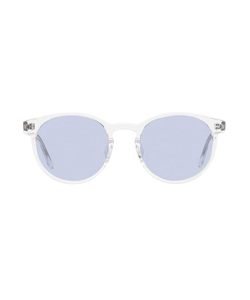 Zoff JUICY COLORS ZH241G02 Boston Sunglasses Clear Frame Blue Lens UV Protection Unisex Colorful Stylish Eyewear