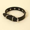 Punk Rivet Pet Collar Explosive Domineering Metal Buckle Adjustable Cat and Dog Universal Neck Cover Leather Collar