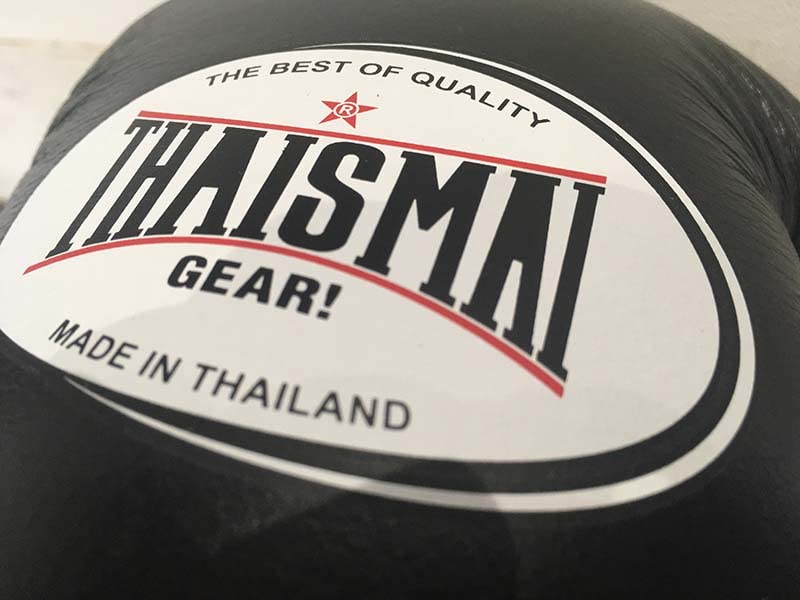 THAISMAI Sparring Gloves (Soft Type) bx-212-214 (Black, 14oz)