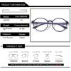 Men'S  Flexible Transparent Eyeglasses Frame Ultralight Fashion Retro Round Optical Prescription Glasses Women'S 66016