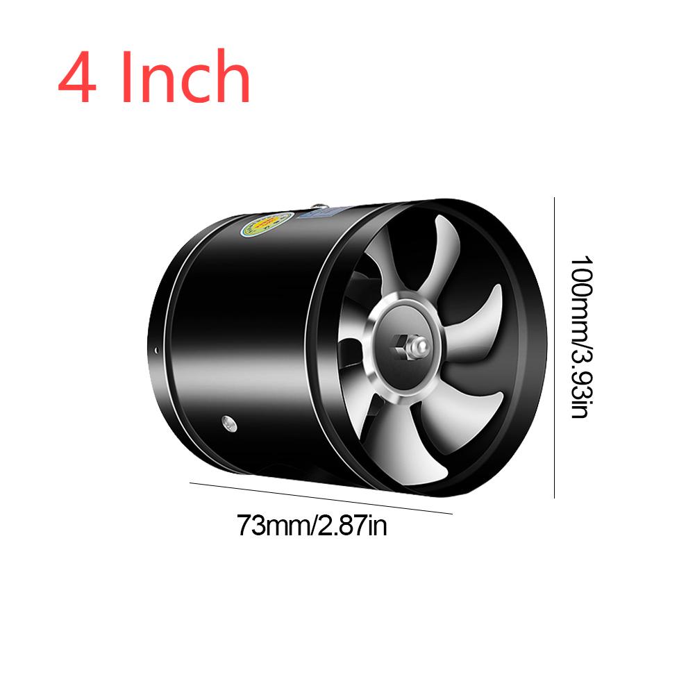 

2800 об/мин мини-вытяжка металлическая 4 6 8 дюймов труба вентилятор туалет настенный вентилятор малошумный кухонный вентилятор для ванной комнаты туалет