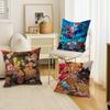 C-Cookie R-Run K-Kingdom Pillow Covers Cartoon Sofa Decorative Home Double-Sided Printing Short Plush Cute Cushion Cover