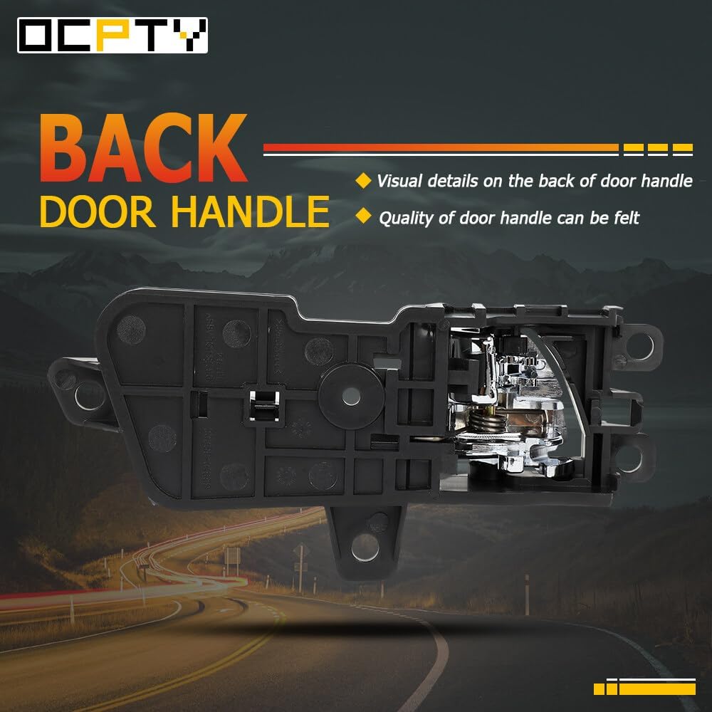 OCPTY Interior Door Handle Driver Left Side Replacement fit for Hyundai for Sonata 2011-2015 Chrome Handle Replace OE 82610-3S010