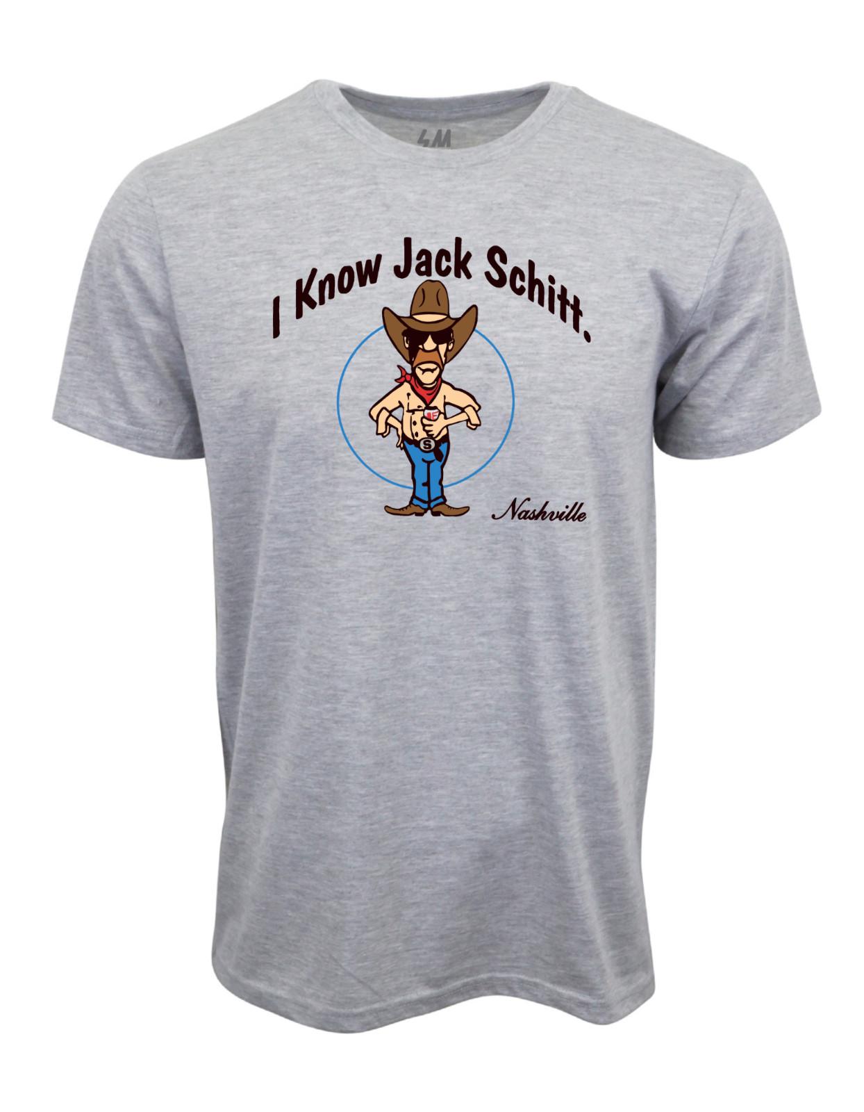 I Know Jack Schitt Nashville Graphic T shirt XL
