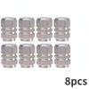8/4PCS Car Wheel Tire Valve Caps Aluminum Alloy Car Tire Valve Tyre Caps Stem Air Cap Airtight Cover Auto Motorcycle Accessories