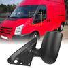 Clear Car Short Arm Door Wing Mirror Manual Fold for Ford Transit MK6 2000-2006/MK7 2006-2014 4621166,4158405,4643476