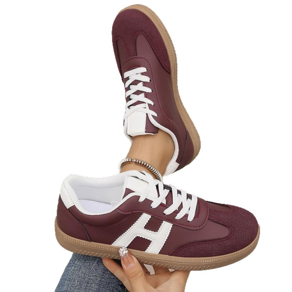 Pantofi de antrenament moral pentru comerț exterior de mărime mare pentru femei, design ușor și confortabil, pantofi casual de nișă cu șireturi frontale, pantofi sport