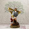 Sacred Mother Marys With Child Statue Resin Catholic Figurine Light Design For Christian Faithful Collectors Family