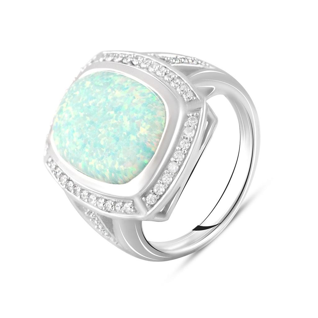 Silver Ring with Opal 4.292ct (2106838)