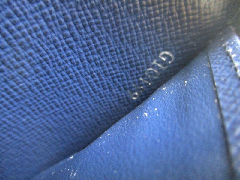 Originální LOUIS VUITTON Epi Tmavě modrá Kůže Kulatý Zip Zippy Peněženka #a190 Repasovaná