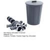 3D Printed Articulated Raccoon Flexible Raccoon Figurine with Trash Can Raccoon Fidget