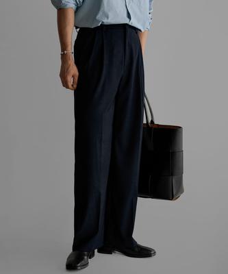 Baulopeulodeogteu Tr Tabe Wide Slacks [Navy]