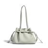 Spring and summer new bucket bag women's large-capacity mother and child bag pleated soft surface casual soft surface shoulder bag women's bag