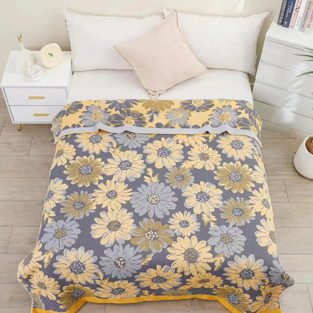 Six-Layer Gauze Adult Blanket, Air Conditioning Blanket, Summer Quilt, Towel Blanket, Gauze Cover Blanket