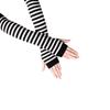 1 Pair Girl Fingerless Glove Simple Style Comfortable Knit Gloves Knitting Craft Girls Arm Covers Hand Cover for Outdoor Wearing