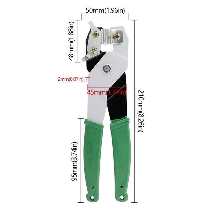 Ceramic Tile Nippers Glass Cutters Professional Heavy Duty Soft-grip Handle Glass Breaking Plier For Porcelain Mosaic Ceramic
