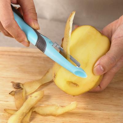 Multifunktionaler Obstschäler, Edelstahl-Schäler, Haushalt Gemüse-Schälwerkzeug, Kartoffelschäler, Küchenwerkzeuge