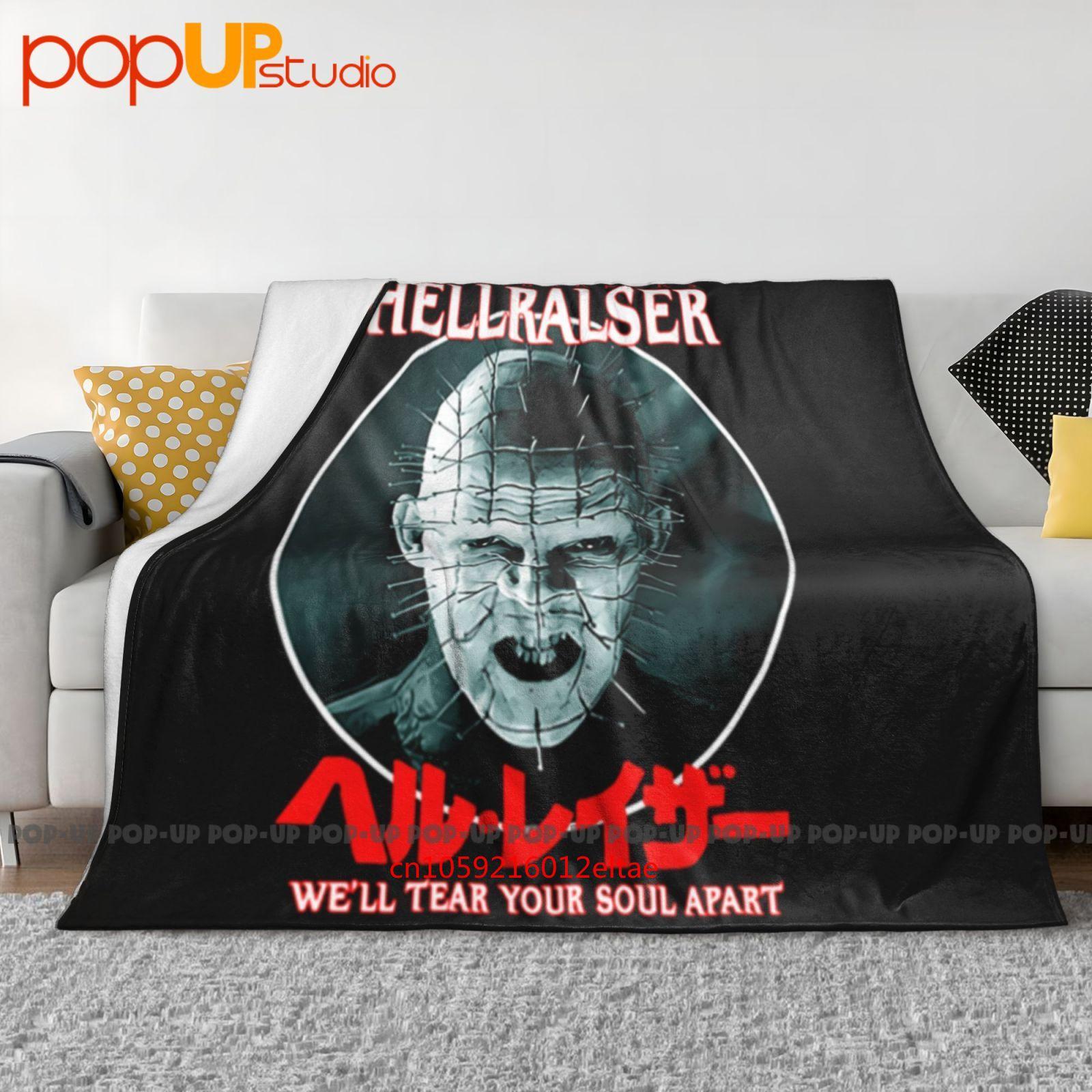 Pinhead Tear Your Soul Hellraiser Cenobite Ultra-Soft Blanket Quilt Winter Sofa Cover Bed Covers Size: 75*100cm, Weight: 230 GSM