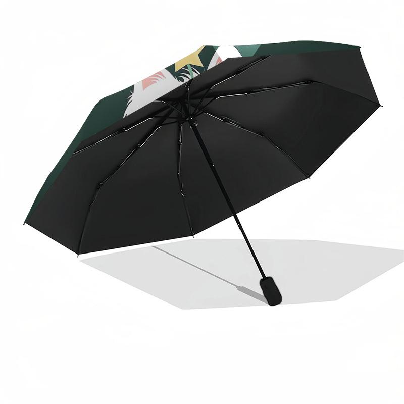 1pc Christmas Tree Dog Umbrella with Plastic Handle,Suitable for All Seasons UmbrellaPT565