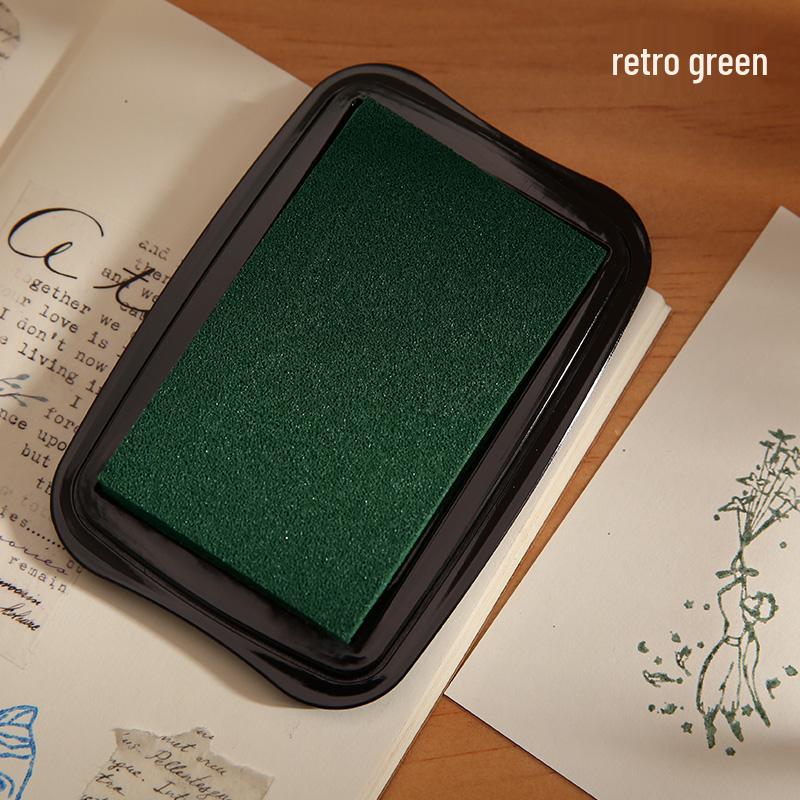 

Красочная ретро чернильная подушечка на водной основе для рисования пальцами, штампинга и ведения дневника
